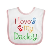 Inktastic I Love My Daddy Boys or Girls Baby Bib