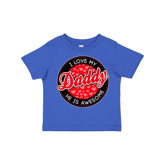 Inktastic I Love My Daddy Boys or Girls Toddler T-Shirt