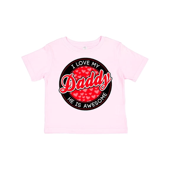 Inktastic I Love My Daddy Boys or Girls Toddler T-Shirt