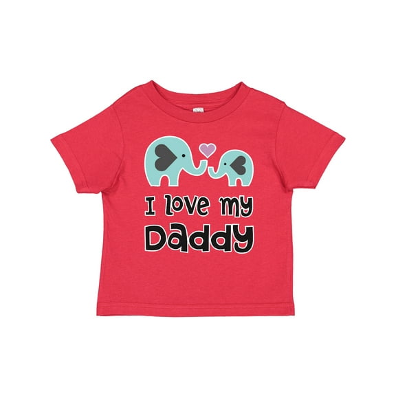 Inktastic I Love My Daddy Boys or Girls Toddler T-Shirt