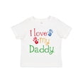 thumbnail image 1 of Inktastic I Love My Daddy Boys or Girls Toddler T-Shirt, 1 of 5