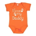 thumbnail image 1 of Inktastic I Love My Daddy Fathers Day Boys or Girls Baby Bodysuit, 1 of 5
