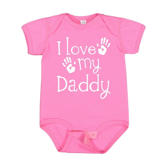 Inktastic I Love My Daddy Fathers Day Boys or Girls Baby Bodysuit