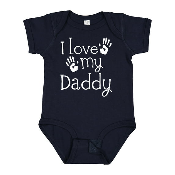 Inktastic I Love My Daddy Fathers Day Boys or Girls Baby Bodysuit