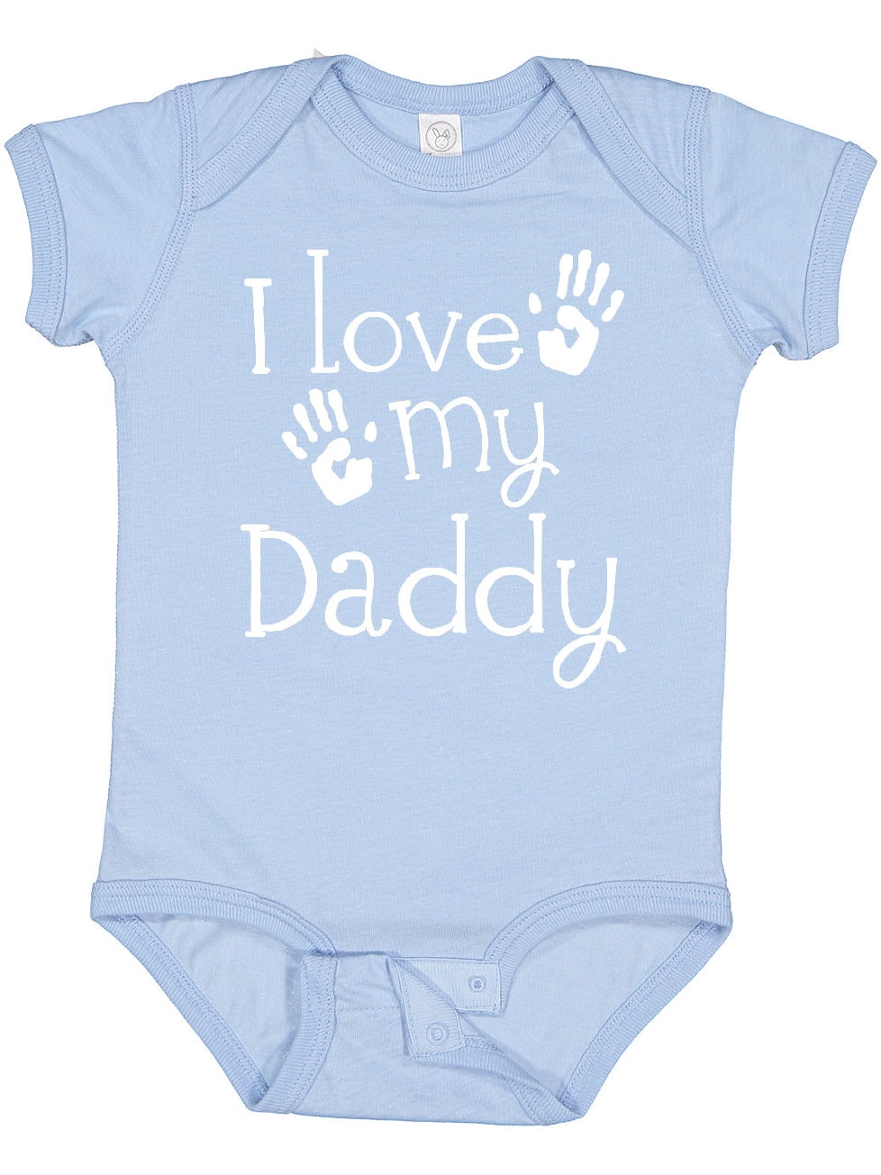Inktastic I Love My Daddy Fathers Day Boys or Girls Baby Bodysuit