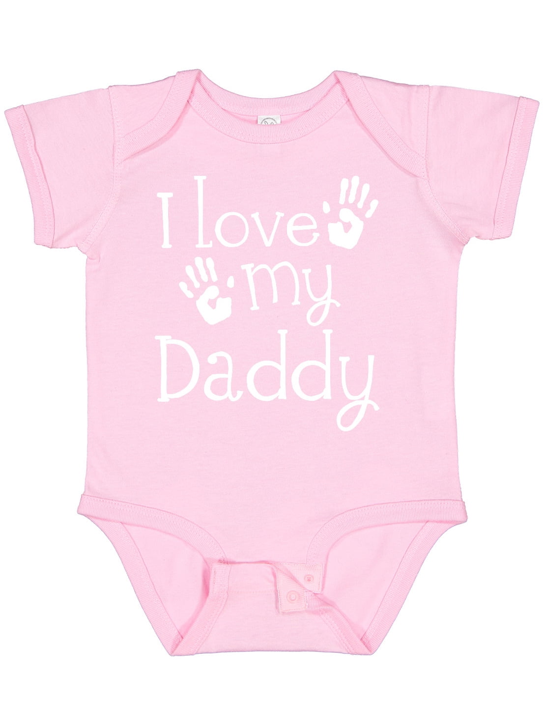 Inktastic I Love My Daddy Fathers Day Boys or Girls Baby Bodysuit
