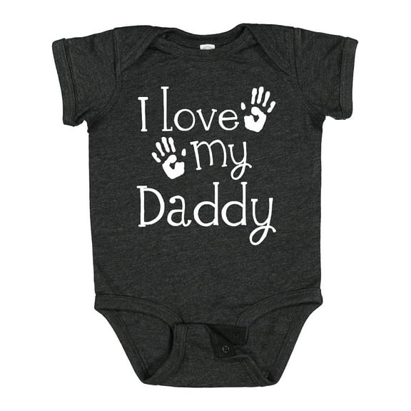 Inktastic I Love My Daddy Fathers Day Boys or Girls Baby Bodysuit