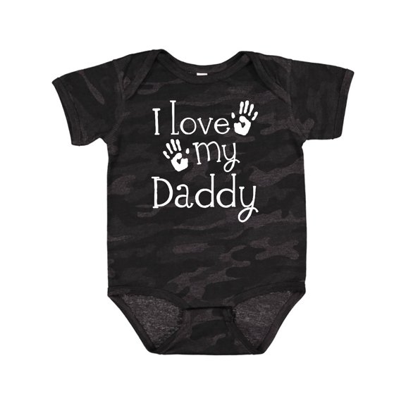 Inktastic I Love My Daddy Fathers Day Boys or Girls Baby Bodysuit