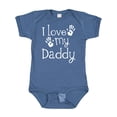 thumbnail image 1 of Inktastic I Love My Daddy Fathers Day Boys or Girls Baby Bodysuit, 1 of 5