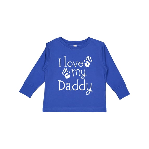 Inktastic I Love My Daddy Fathers Day Boys or Girls Long Sleeve Toddler T-Shirt