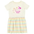 thumbnail image 1 of Inktastic I Love My Daddy Girls Toddler Dress, 1 of 5