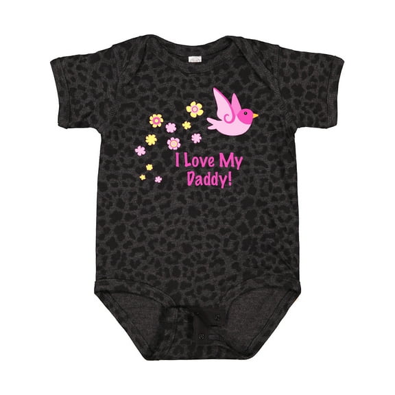 Inktastic I Love My Daddy Girls Baby Bodysuit