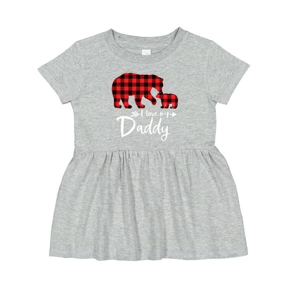 Inktastic I Love My Daddy Girls Baby Dress