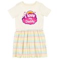 thumbnail image 1 of Inktastic I Love My Daddy Girls Girls Toddler Dress, 1 of 5