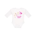 thumbnail image 1 of Inktastic I Love My Daddy Girls Long Sleeve Baby Bodysuit, 1 of 5