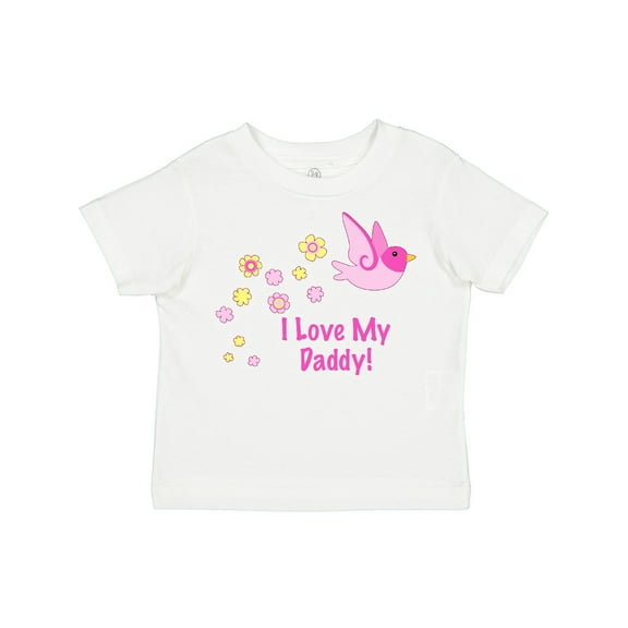 Inktastic I Love My Daddy Girls Toddler T-Shirt