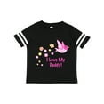 thumbnail image 1 of Inktastic I Love My Daddy Girls Toddler T-Shirt, 1 of 5