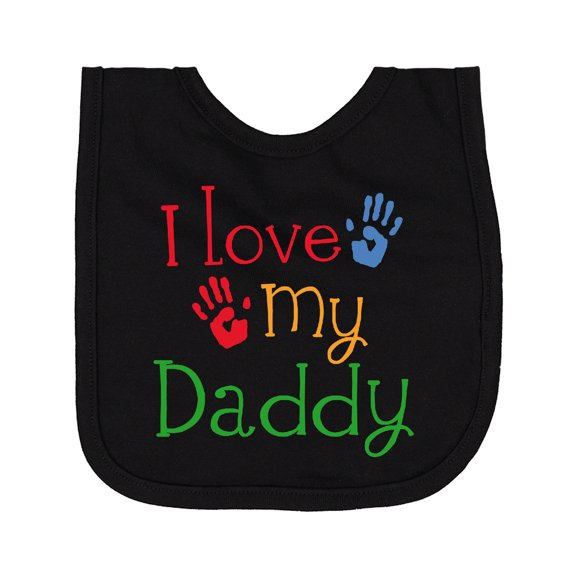 Inktastic I Love My Daddy Newborn Bib