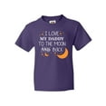 thumbnail image 1 of Inktastic I Love My Daddy To The Moon and Back Youth T-Shirt, 1 of 5