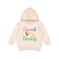 thumbnail image 1 of Inktastic I Love My Daddy Toddler Hoodie, 1 of 4