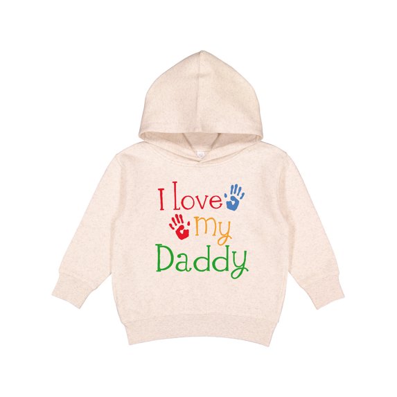 Inktastic I Love My Daddy Toddler Hoodie