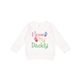 thumbnail image 1 of Inktastic I Love My Daddy Toddler Sweatshirt, 1 of 4
