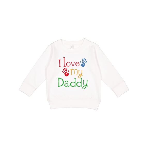 Inktastic I Love My Daddy Toddler Sweatshirt