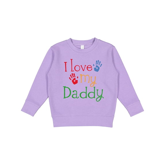 Inktastic I Love My Daddy Toddler Sweatshirt