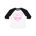 thumbnail image 1 of Inktastic I Love My Daddy in Pink Chalk Heart Boys or Girls Toddler T-Shirt, 1 of 5