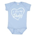 thumbnail image 1 of Inktastic I Love My Daddy in White Chalk Heart Boys or Girls Baby Bodysuit, 1 of 5