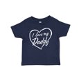 thumbnail image 1 of Inktastic I Love My Daddy in White Chalk Heart Boys or Girls Baby T-Shirt, 1 of 5
