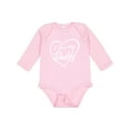 thumbnail image 1 of Inktastic I Love My Daddy in White Chalk Heart Boys or Girls Long Sleeve Baby Bodysuit, 1 of 5