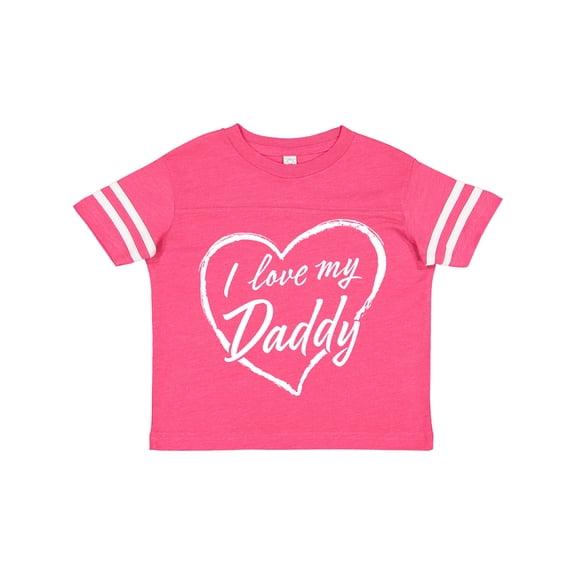 Inktastic I Love My Daddy in White Chalk Heart Boys or Girls Toddler T-Shirt