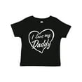 thumbnail image 1 of Inktastic I Love My Daddy in White Chalk Heart Boys or Girls Toddler T-Shirt, 1 of 5