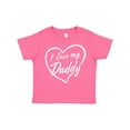 thumbnail image 1 of Inktastic I Love My Daddy in White Chalk Heart Boys or Girls Toddler T-Shirt, 1 of 5