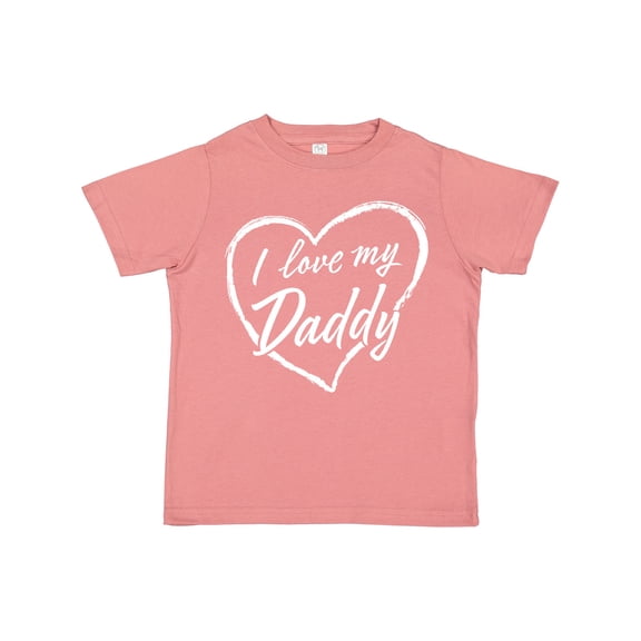 Inktastic I Love My Daddy in White Chalk Heart Boys or Girls Toddler T-Shirt