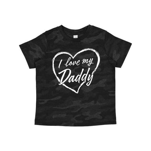 Inktastic I Love My Daddy in White Chalk Heart Boys or Girls Toddler T-Shirt