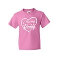 thumbnail image 1 of Inktastic I Love My Daddy in White Chalk Heart Youth T-Shirt, 1 of 5