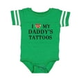 thumbnail image 1 of Inktastic I Love My Daddy's Tattoos Boys or Girls Baby Bodysuit, 1 of 5