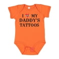 thumbnail image 1 of Inktastic I Love My Daddy's Tattoos Boys or Girls Baby Bodysuit, 1 of 5