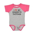 thumbnail image 1 of Inktastic I Love My Daddy's Tattoos Boys or Girls Baby Bodysuit, 1 of 5