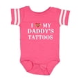 thumbnail image 1 of Inktastic I Love My Daddy's Tattoos Boys or Girls Baby Bodysuit, 1 of 5