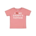 thumbnail image 1 of Inktastic I Love My Daddy's Tattoos Boys or Girls Baby T-Shirt, 1 of 5