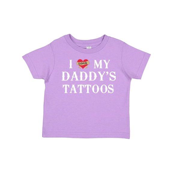 Inktastic I Love My Daddy's Tattoos Boys or Girls Toddler T-Shirt