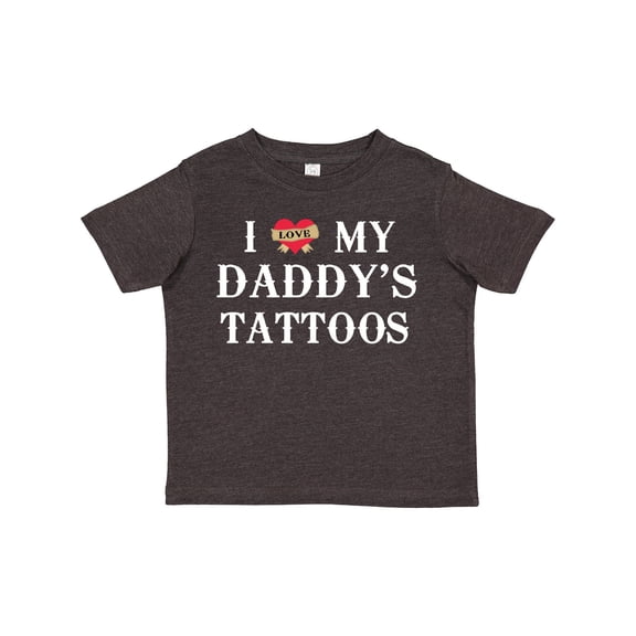 Inktastic I Love My Daddy's Tattoos Boys or Girls Toddler T-Shirt