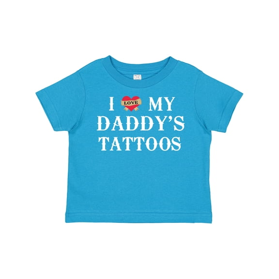 Inktastic I Love My Daddy's Tattoos Boys or Girls Toddler T-Shirt