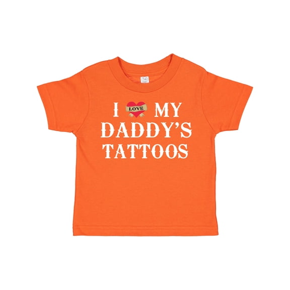 Inktastic I Love My Daddy's Tattoos Boys or Girls Toddler T-Shirt