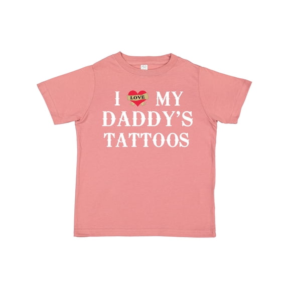 Inktastic I Love My Daddy's Tattoos Boys or Girls Toddler T-Shirt