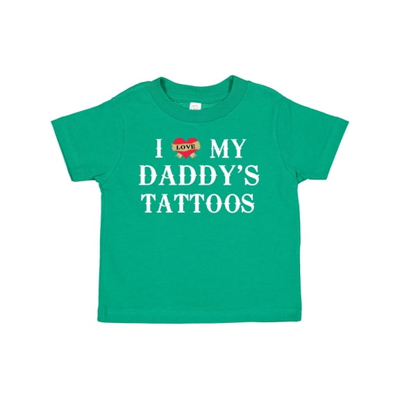 Inktastic I Love My Daddy's Tattoos Boys or Girls Toddler T-Shirt