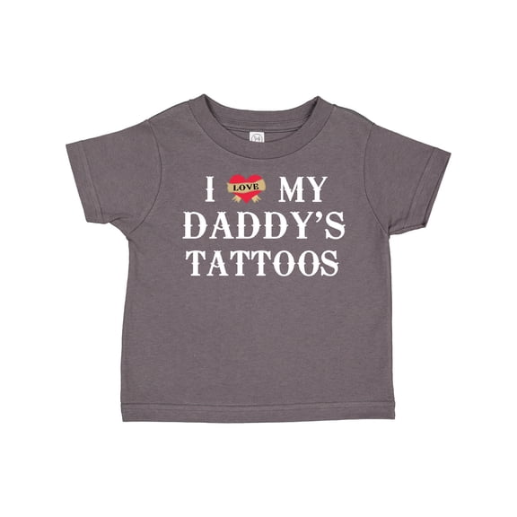 Inktastic I Love My Daddy's Tattoos Boys or Girls Toddler T-Shirt